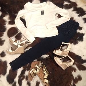 True Religion Dark Denim Skinny Jeans